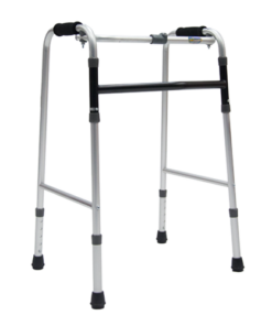 Andadera de Aluminio Económica Plegable - Negra