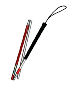 Bastón para invidente para adulto