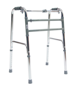 Andadera Doble Función de Aluminio con Soporte Frontal Reforzado - Acabado Brillante