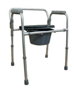 Cómodo de Aluminio con Respaldo Acabado Natural