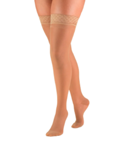 Media al Muslo Transparente Moderada Compresión 15-20 mmHg Color Nude - CH