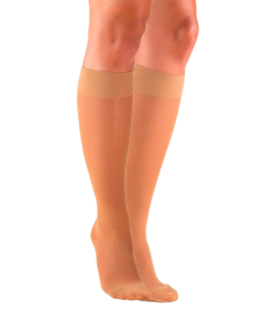 Media a la Rodilla (Tobimedia) Transparente Suave Compresión 8-15 mmHg Color Beige - CH