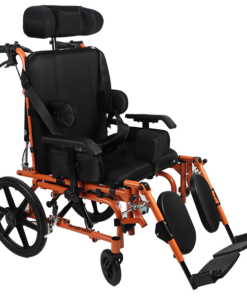 Silla de Ruedas ReHab Hero PCI (Parálisis Infantil) de Aluminio - 14 pulgadas - Naranja