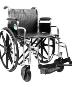 Silla de Ruedas Extra-Ancha con Descansapies Movili