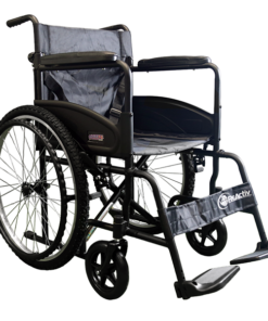Silla de Ruedas de Acero Folding Sport de 19 pulgadas
