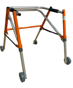 Andadera Híbrida (Aluminio/Acero) Posterior Junior Naranja