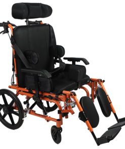 Silla de Ruedas Rehab Hero PI (Parálisis Infantil) Naranja Terra