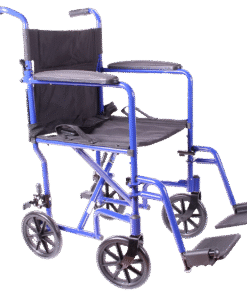Silla de Ruedas Traslado Azul