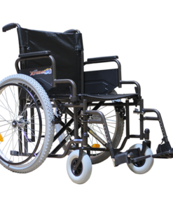 Silla de Ruedas Bariátrica 22 pulgadas Negro Lodo