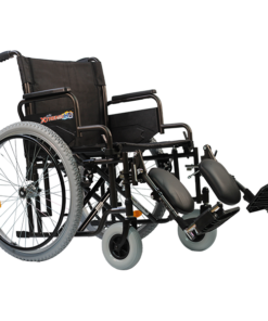 Silla de Ruedas Bariátrica 22 pulgadas Negro Lodo
