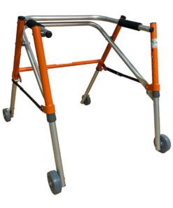 Andadera Híbrida (Aluminio/Acero) Posterior Infantil Naranja